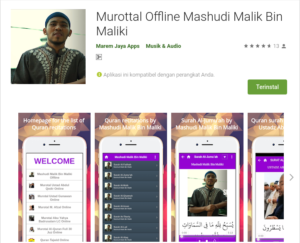 Murottal Offline Mashudi Malik Bin Maliki